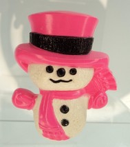 70s VTG (K) Avon Fragrance Glace Pin Pal - Wee Willy Winter Snowman - Christmas - £12.06 GBP