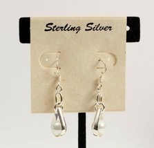 Sterling Silver and Cultured Pearl Earrings on French Wire Pierced New With Tags - $21.49