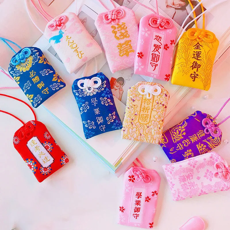 Sporting 39Style New Omamori Pray Fortune Beauty Health Safe Transparent Wealth  - £23.51 GBP