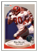 1990 Fleer Ron Heller   Atlanta Falcons Football Card GMMGA - £0.72 GBP