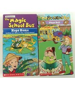Lot of 2 The Magic School Bus VHS Cassette Tapes - Plays Ball - Hops Home - £11.46 GBP