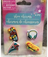 Greenbrier 4 Pc Shoe Charms-Stay Cool /Awesome. ShipN24Hours-Girls - €7,54 EUR
