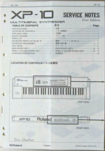 Roland XP-10 Synthesizer Music Workstation Keyboard Original Service Man... - £31.10 GBP