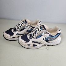 Saucony Mens Running Shoes Size 8 Style 14061-1 White Gray Blue - $32.95