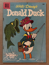 Donald Duck # 54...Fine-  5.5 grade....some Barks artwork..1957 comic book--H - £18.65 GBP