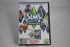 Sims 3 +  Supernatural (Windows/Mac, 2012) Complete 2 Discs w/Manual and Code - £6.25 GBP