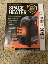 Zen Heater Plug In Personal Space Heater 400 Watts - £11.81 GBP