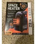 Zen Heater Plug In Personal Space Heater 400 Watts - £11.64 GBP