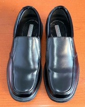 NUNN BUSH men&#39;s slip-on flexible TUCKER work shoes size 8 M black - £14.83 GBP