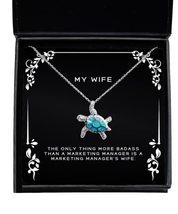 Nice Wife Opal Turtle Necklace, The Only Thing More Badass Than a Market... - £39.03 GBP