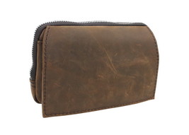 Vagarant Traveler Full Grain Leather Hand Clutch Waist Pack LW05.VB - $38.00