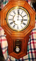 Double Hammers School House Regulator Clock, Apartment Size - $127.71