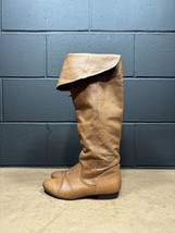 Chinese Laundry South Bay Brown Leather Knee High Boots Wmns Sz 7.5 - £31.60 GBP