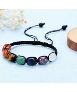 Natural Stone Adjustable Unisex Bracelet - £10.57 GBP