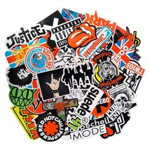 100Pcs Music Laptop Stickers For Adults - Rock Band Stickers Waterproof Vinyl St - £11.16 GBP