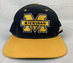 Vintage Starter Hat Michigan Wolverines Fitted Cap Team Logo 90s Men’s 7 1/8 - £15.84 GBP
