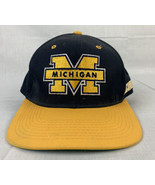 Vintage Starter Hat Michigan Wolverines Fitted Cap Team Logo 90s Men’s 7... - £15.95 GBP