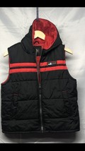 Extreme Mountain Guard black &amp; red  Stripes puffer vest children 14/16 - £10.82 GBP