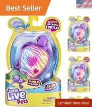 Interactive Little Live Pets Turtle: Walks on Land &amp; Swims in Water - Gi... - $550.93 MXN