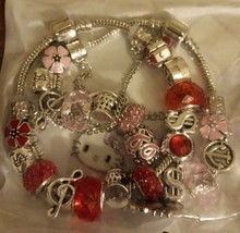 Hello Kitty Charm Bracelet(#31) - £14.48 GBP