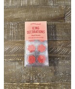 Sweetshop Icing Decorations Red Roses - $143.32 MXN