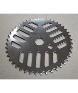 New Black 44T Cheese Grater Chain Ring Sprocket fits Old School GT Bmx - $34.27 CAD