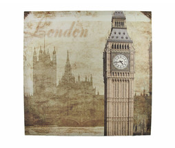 Zeckos London Houses of Parliament and Big Ben Printed Canvas Wall Hanging - £20.94 GBP