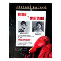 Matthew Hilton vs Paul Whittaker 22x28 Poster - COA Owned By Caesars 7/2... - $169.96