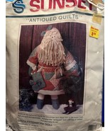 Antiquated Quilts Santa Patchwork Mop Doll Kit 18017 Sunset Dimensions NIP - $19.68