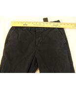 Womens H&amp;M Royal Blue Button Fly Slim Fit 30R Cotton Casual Pants - $16.76