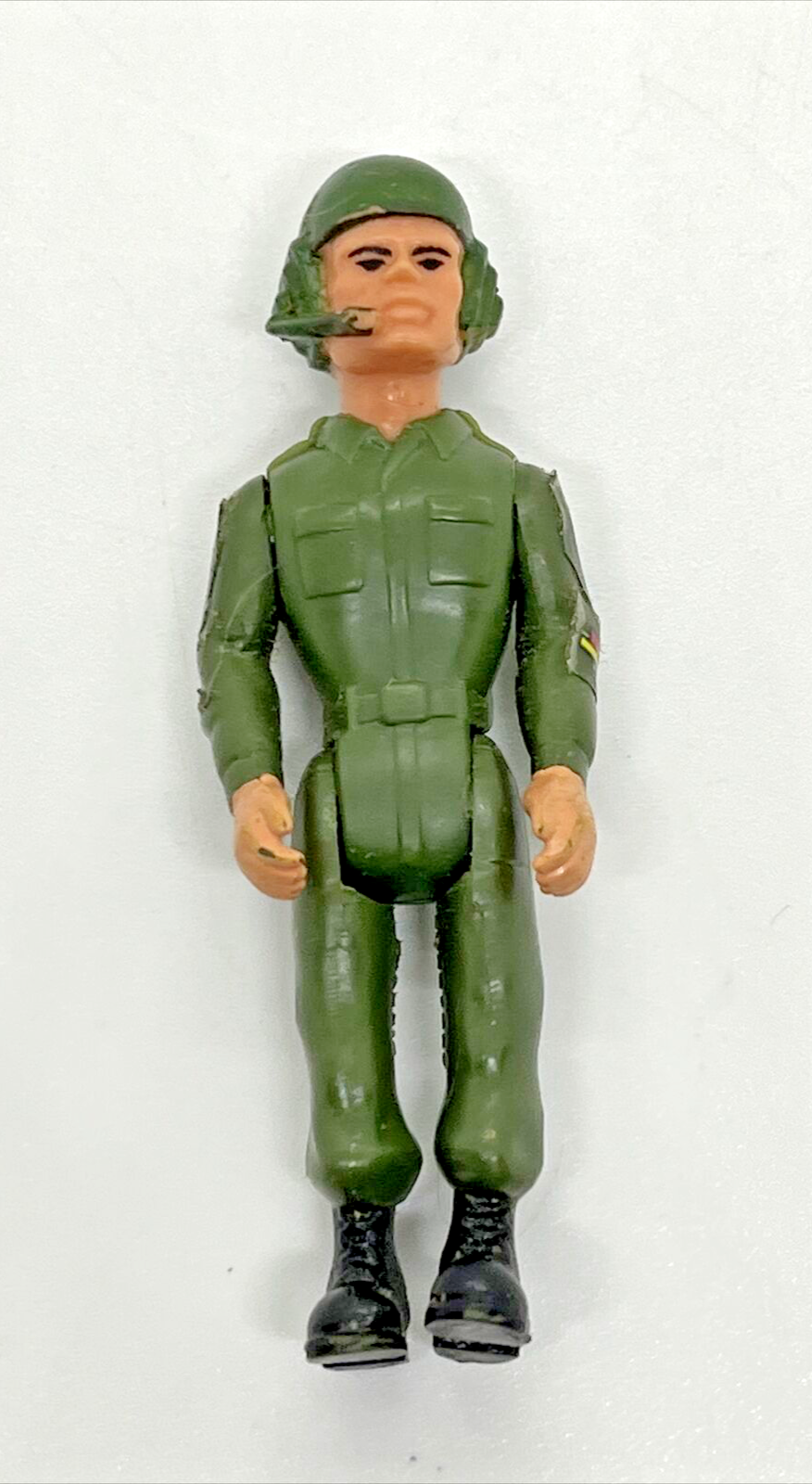 Vintage Fisher Price Construx Millitary Green ARMY MEN  3” Action Figure 1985 - $12.19