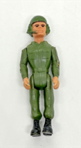 Vintage Fisher Price Construx Millitary Green ARMY MEN  3” Action Figure 1985 - £9.58 GBP
