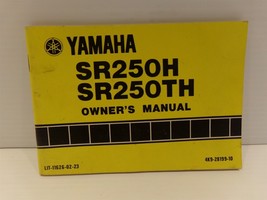 Yamaha SR250H SR250TH Owner&#39;s Manual LIT-11626-02-23 - $22.49
