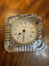 Crystal Staiger Desk Mantle Clock France Working - $29.70