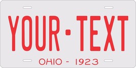 Ohio 1923 License Plate Personalized Custom Car Auto Bike Motorcycle Moped - £8.75 GBP+