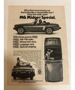 1976 MG Midget Special Car Vintage Print Ad pa7 - $9.89