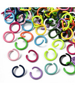 20 Rainbow Jump Rings 10mm Split Rings Jewelry Findings Assorted Lot Mix... - £3.94 GBP