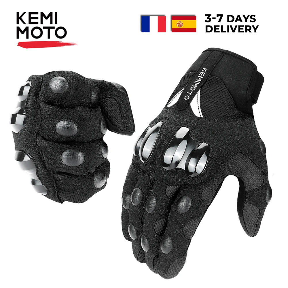 KEMIMOTO Motorcycle Gloves Summer Protective Guantes Moto Touch Screen Motocross - £16.36 GBP+