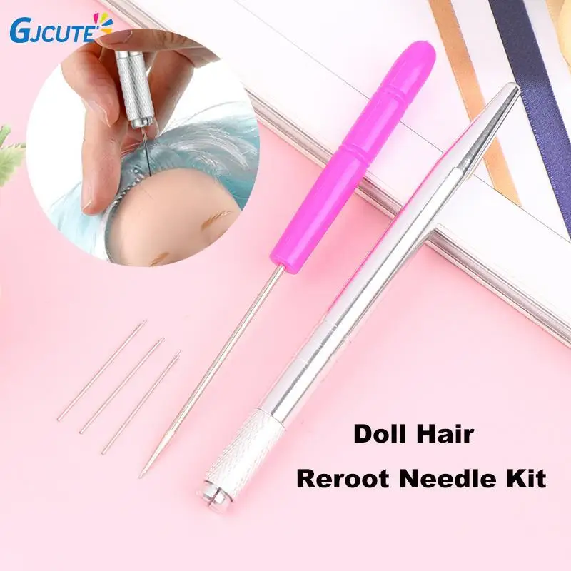 1 Set Doll Hair Reroot Needle Kit Repaint Baby Head Reborn Hair Rooting ... - $10.67+