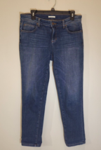Eileen Fisher Jeans Womens Size 6 Stretchy Skinny Fit Denim Medium Wash USA - $20.85