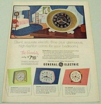 1953 Print Ad GE General Electric Alarm Clocks Bridgeport,CT - £12.23 GBP