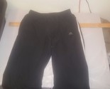 Adidas Men&#39;s men Black White Stripe Climaproof Track Golf Pants Small Sm... - $23.28
