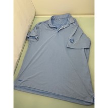 Johnnie O Broadmoor Men Polo Golf Shirt Blue Stretch XL - £15.51 GBP