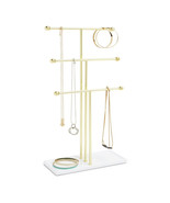 UMBRA Trigem Tiered JEWELRY ORGANIZER Free Standing NECKLACE HOLDER Priced CHEAP