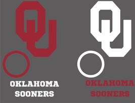 Oklahoma Sooners Cornhole Set of 8 Vinyl Decals Cornhole Boards Free Decals - £23.43 GBP