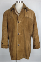 Vintage Richman Brothers Mens Corduroy Casual Work Jacket Coat Plaid Lin... - £93.86 GBP