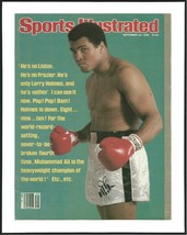 1980 Sept. Issue of Sports Illustrated Mag. With MUHAMMAD ALI - 8" x 10" Photo - $20.00