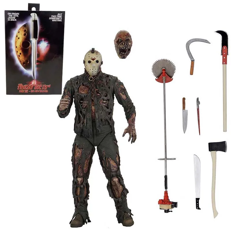 Friday The 13th Ultimate Part 7 (New Blood) Jason Action Figure Toys NECA 42003 - £49.58 GBP+