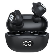 Portronics Harmonics Twins S5 Smart TWS Earbuds with LED Display 15Hrs P... - £12.78 GBP