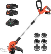 Maxlander 12 Inch 20V Cordless String Trimmer, 2 Pcs. 2 Point 0 Ah Batte... - £93.46 GBP